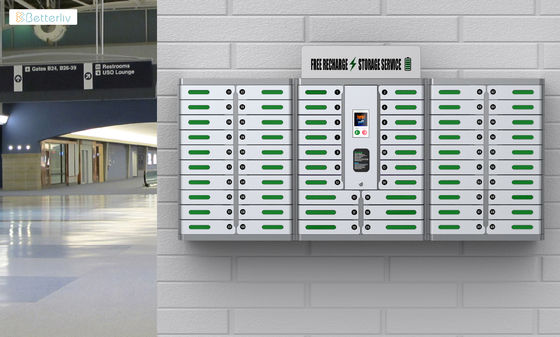 UVC Sterilization Cell Charging Lockers 20 Bays with Android Screen